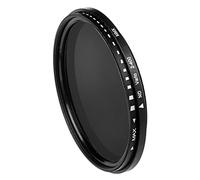 balikha ND2 to ND400 Slim Fader Variable ND Filter, Waterproof Optical Glass Adjustable Neutral Density Filter Suitable for Rivers Waterfalls Cameras Lens - 52mm