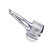 balikha Tomato Slicer Lemon Cutter Aluminum Alloy Round Handheld Fruits & Vegetable Cutting Aid Holder Tools for Potato Carrot Onion Kitchen Food Drinks