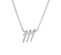 Balilou Angel Numbers Necklace Angel Number Bracelet Spiritual Jewellery Sign Cosmic Numbers, 111