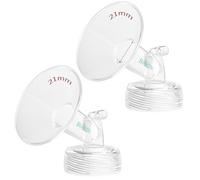 BALIME 21MM Wide-Mouth Flange Spectra Replacement Pump Parts for S1 S2 - Exact Fit Medical Grade Silicone Breast Pump Parts - BPA Free Spectra - Perfect for Travel & Working Moms (2-Pack)