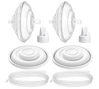 BALIME Tubes,Duckbill Valves and Backflow Protector Membrane，Breast Pump Parts Compatible with Spectra S1/S2/9 Plus (Not Original Spectra Accessories)