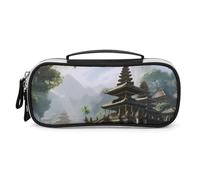 Balinese Temple Pencil Case Portable Makeup Bag Organizer Pencil Pouch Cosmetic Bags for Women
