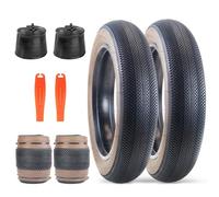 BALINGE 2 Pack 26x4.0 Fat Bike Tires with Tubes - Mountain Snow Bike Tires, Brown Wall
