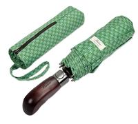 Balios Folding Umbrella Real Wood Handle Pimlico Juniper Green