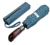 Balios Folding Umbrella Real Wood Handle Pimlico Legion Blue