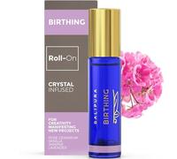 BALIPURA - Crystal Aura Roll On - Birthing Natural Healing Oil - Moonstone, Amethyst Gemstones & Crystals - Essential Oil Blends - 8 ml