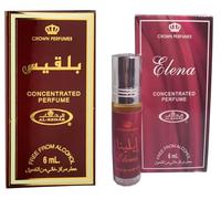 Balkis & Elena Concentrated Perfume Oil Roll-On - Long Lasting Attar for Men & Women - Alcohol Free - 6ml Each (Pack of 2)