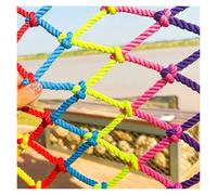 Balkon Safety Net Decorative Nylon Rope Mesh for Home Protection Fencing Sports Fields (4x4m/13.12x13.12ft) - Durable UV Resistant Easy Install