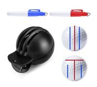 Ball Alignment Stencil, Ball Marker Stencil - for Tracing Lines from Waterproof Quick Drying, Reversible Design, Clear Footprint, Instrument
