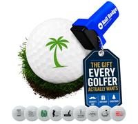 Ball Badge Golf Ball Stamp, Golf Series Self-Inking Ball Marker Palm Tree