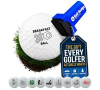 Ball Badge Golf Ball Stamp, Self-Inking Ball Marker (Breakfast Ball)