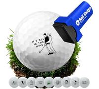 Ball Badge Golf Ball Stamp (The Happy Series), Golf Ball Marker, Reusable Golf Ball Marking Tool to Identify Golf Balls, Golf Accessories & Gifts for Men, Women, and Golf Lovers (It's All In The Hips)