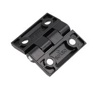 Ball Bearing Door Hinge 1pcs 40/50/60mm Butt Hinges Backflap Metal Black Door Cabinet(50x50mm)