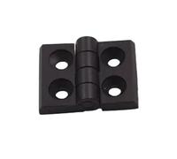 Ball Bearing Door Hinge 1pcs Aluminum Profile Hinges for 2020 3030 3040 4040 Metal Hinge Zinc Alloy Thickening(4040-Black)
