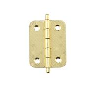 Ball Bearing Door Hinges Heavy Duty 10pcs Gold 1.2 Millimeters Thickness Cabinet Door Mini Hinges Easy to Install