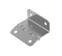 Ball Bearing Door Hinges Heavy Duty 10pcs Metal Three-Fold Right Angle Hinge for Wooden Box and Cabinet Furniture