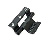 Ball Bearing Door Hinges Heavy Duty 2pcs Insulated Casement Window Hinge Hardware(Black)