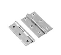 Ball Bearing Door Hinges Heavy Duty 2pcs Stainless Steel Cabinet Windows Wooden Box Cross Door Hinges Window Accessories(2.5 inch)
