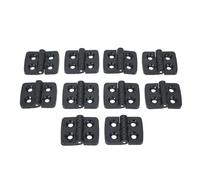 Ball Bearing Door Hinges Heavy Duty Hinges 10pcs/20pcs Black Plastic Butt Hinge for Electric Box Cabinet Industrial Door Bearing Furniture(10pcs)