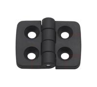 Ball Bearing Door Hinges Heavy Duty Hinges 10pcs Black Color Nylon Plastic Butt Hinge for Wooden Box Furniture Electric Cabinet Scharnier(30x40mm)