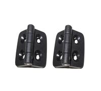Ball Bearing Door Hinges Heavy Duty Hinges 10PCS Small Mini Plastic Black Door Bearing Butt Cabinet Drawer Jewellery Box Hardware Hinge for Furniture