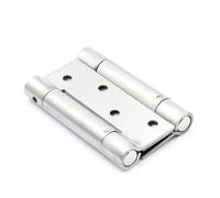 Ball Bearing Door Hinges Heavy Duty Hinges 2PCS 4 Inch Single/Double Spring Door Hinge Stainless Steel Rebound for Cafe Hidden Hardware(4 inch Double)
