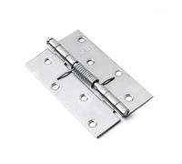 Ball Bearing Door Hinges Heavy Duty Hinges Cross Door Hinge Automatic Rebound Cabinet with Spring Furniture Repair Hardware(100mm-1pcs)