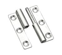 Ball Bearing Door Hinges Heavy Duty Hinges Stainless Steel Removable Small Slip Joint Hinge Furniture Accessories(Right)