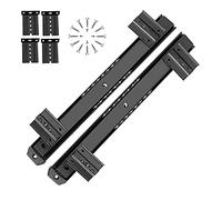 Ball Bearing Keyboard Slide Drawer Tray with Adjustable Height Bracket for Computer Cabinet Organization