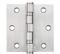 Ball Bearing Stainless Steel Door Hinge, 2.3/2.5mm Thick for Quiet Smooth Operation on Interior/Exterior Doors(3 Inch)