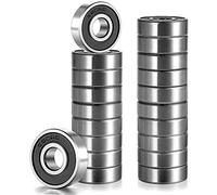 Ball Bearings 20 PCS Deep Groove Ball Bearings 608 2RS Skateboard Bearing, Roller Skate Bearings for Skate Board Stunt Scooters Long Board Roller Skates Micro Scooter Fidget Spinner Inline Skates Quad