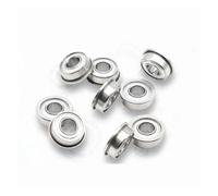 Ball Bearings 50pcs Flange Bearings MF52ZZ MF62ZZ MF63ZZ MF74ZZ MF83ZZ MF84ZZ MF148ZZ Wall Metal Shielded Bearings Skateboarding(MF84ZZ 4x8x3mm)