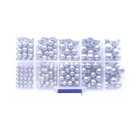 Ball bearings Precision Bearing 150/400/520PCS 304 Stainless Steel Solid Ball Small Round Smooth Slide(150PCS)