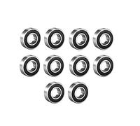 Ball Bearings Rubber Shield 6202RS High Speed 15mm x 35mm x 11mm 10pcs