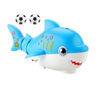 Ball Blowing Game - Sensory Shark Toy for Toddler | Sound-Activated, Air-Powered STEM Activity with Color-Changing Lights, Enhances Fine Motor Skills, Early Learning for Kids 9.45x5.12in