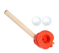 Ball Blowing Pipe, Floating Toys, 5.91x1.77x1.77 Inches Breath Exerciser with Fun Play, Sturdy Cognitive Tool, Creative Party Accessory with Compact Design, Blowing Game for Kids Birthday and