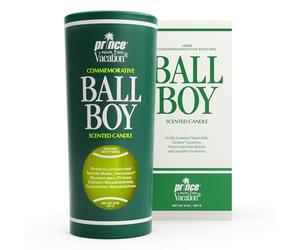 Ball Boy Tennis Scented Candle by Prince x Vacation Sunscreen, Premium Soy Blend Wax, Long Lasting, 85-Hour Slow Burn, Candle Holiday Gift Set, 8oz