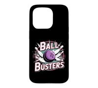 Ball Busters Bowling Pins Strike Spare League Case for iPhone 15 Pro