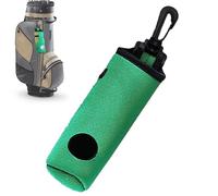 Ball Carrier, Golf Tee Organizer, Leather Waist Belt Bag, Secure Closure Function, Professional Athletic Equipment, Small Lightweight Travel Pouch For Men And Women On The During Tournament