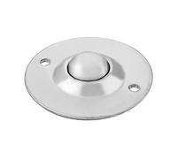 Ball Casters 10pcs/lot CY-25B Hole Dia 5mm / 0.2-inch Flange Conveyor Transfer Bearing Carbon Steel Roller Ball Unit Conveyor Roller Wheels Industrial Casters