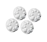 Ball Casters for Flat-Bottom Small Furniture, 4-Pack, D | Eight-Roller Round Base Structure, Direction Changes During Rolling, for Luggage with a Suitable Flat Bottom