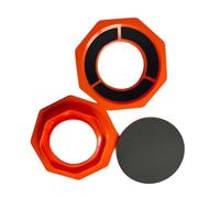 Ball Cup Display Made of PP Material for Easy Organization, Care And Presentation of Bowling Balls for Professional Collectors And Decoration, Orange