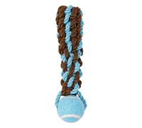 Ball Dog Training Toy with Rope, Teething Training Toy Ball Rope Interactive Dog Toys Tennis Ball Design Home, Park, Backyard