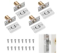 Ball Door Catches for Internal Doors, 4Pack Roller Ball Door Catches Adjustable Bal/l Latches Spring Bal/l Bearing Doo/r Catch Adjustable Internal Doo/r Latches for Kitchens, Cupboards, Drawers