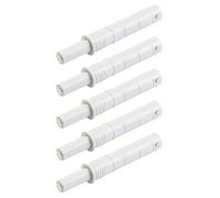 Ball Door Catches for Internal Doors, Kitchen Cabinet Catches Magnetic Door Stop Closer Drawer Soft Quiet Damper Buffer Push to Open System Furniture Hardware(White2)