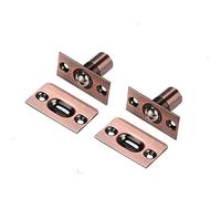 Ball Door Catches, Lokatall 2 Pack Roller Ball Door Catches Adjustable Door Ball Latches Spring Ball Bearing Stainless Steel Door Catch with Screws for Inner Door Cupboard Closet Cabinet, Copper Core