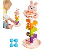 Ball Drop - Ball Tower For Toddler,Interactive Track Ramp Activity Stacking Swirling Educational Toy for Toddler, Boys & Girls