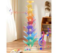 Ball Drop Toy, Musical Tree Ball Track Toy, Wooden Early Education Color Cognition Playset, For 3-7 Years Toddler Bedroom School Family Daycare Nursery