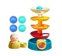 Ball Drop Toy,Stacking Fine Motor Skills Toy | Ball Drop and Roll Tower - for Boys Girls Home Nursery Playroom Living Room Preschool