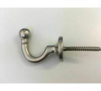 Ball End Curtain Matt Chromium Tie Back Hooks -*Sold as a Pair*